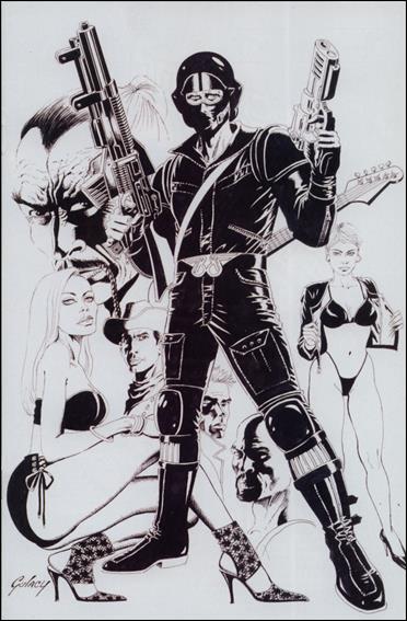 Buckaroo Banzai: Tears of a Clone issue 1-C Paul Gulacy 1:8 Virgin Black & White Cover