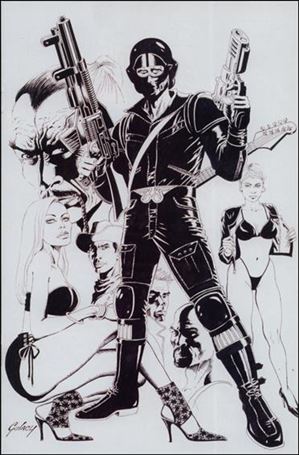 Buckaroo Banzai: Tears of a Clone issue 1-C Paul Gulacy 1:8 Virgin Black & White Cover