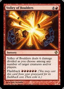 Magic the Gathering: Duel Decks: Venser vs. Koth (Base Set) card 73 Volley of Boulders