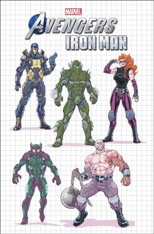 Marvel's Avengers: Iron Man issue 1-D Todd Nauck 1:10 Design Cover