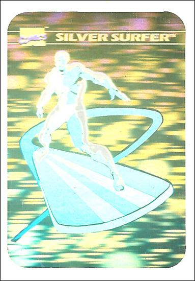 Marvel Universe: Series 1 (Hologram Subset) card MH3 Silver Surfer