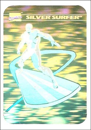 Marvel Universe: Series 1 (Hologram Subset) card MH3 Silver Surfer