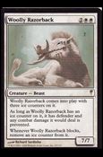 Magic the Gathering: Coldsnap (Base Set) card 25 Woolly Razorback