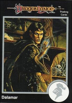 TSR 1991 Trading Cards Premier Edition Factory Set (Base Set) card 17 Dragonlance - Dalamar