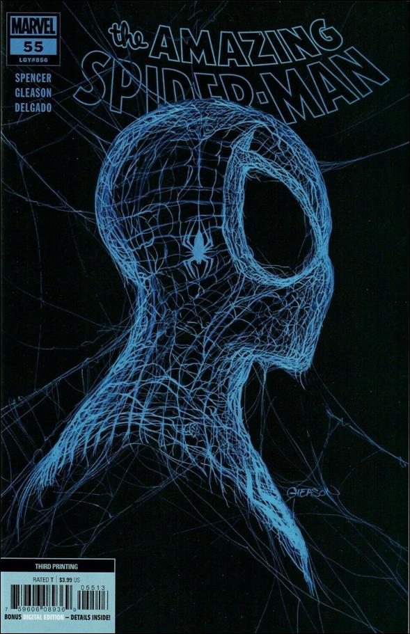 Amazing Spider-Man (2018) issue 55-H Patrick Gleason Blue Cover (3rd Printing)