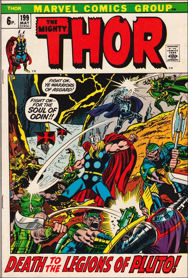 Thor (1966) issue 199-B UK Price Cover