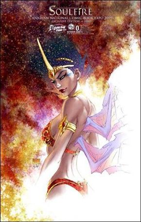 Michael Turner's Soulfire (2009) issue 0-C Michael Turner Canadian Expo Cover 1/1000