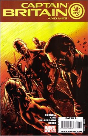 Captain Britain and MI13 issue 6 Bryan Hitch Cover