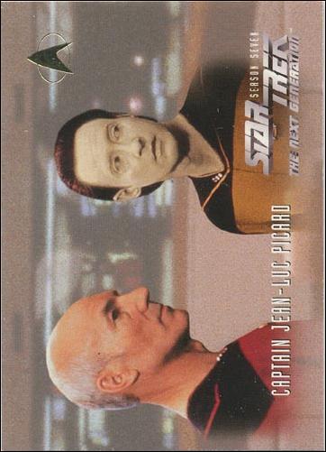 Star Trek: The Next Generation - The Episode Collection Season Seven (Base Set) card 723 Captain Jean-Luc Picard