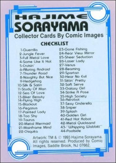 Sorayama: Sexy Robots And Pinups (Base Set) card 90 Checklist