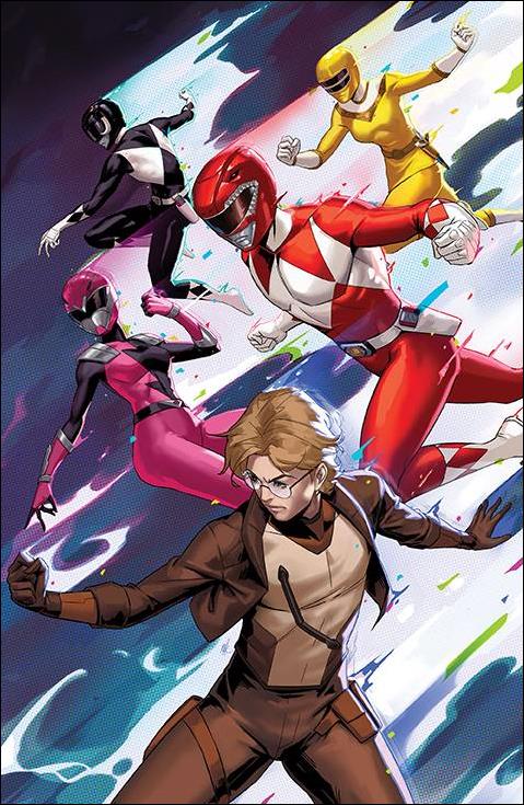 Power Rangers: Across the Morphin Grid issue 1-F Ejikure Unlockable Virgin Cardstock Cover