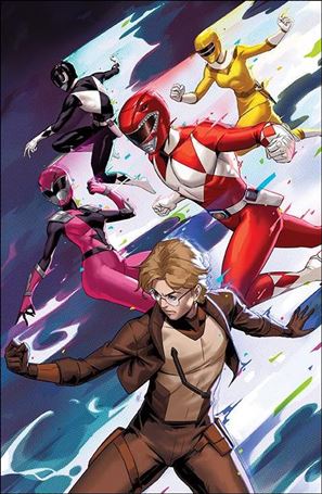 Power Rangers: Across the Morphin Grid issue 1-F Ejikure Unlockable Virgin Cardstock Cover