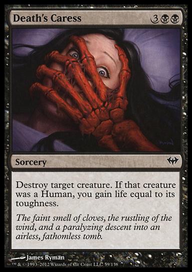 Magic the Gathering: Dark Ascension (Base Set) card 59 Death's Caress
