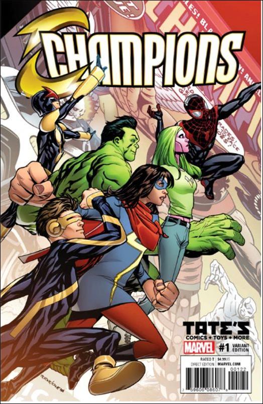 Champions (2016) issue 1-VS Mike McKone Tate's Comics Cover