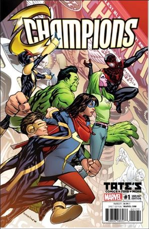 Champions (2016) issue 1-VS Mike McKone Tate's Comics Cover