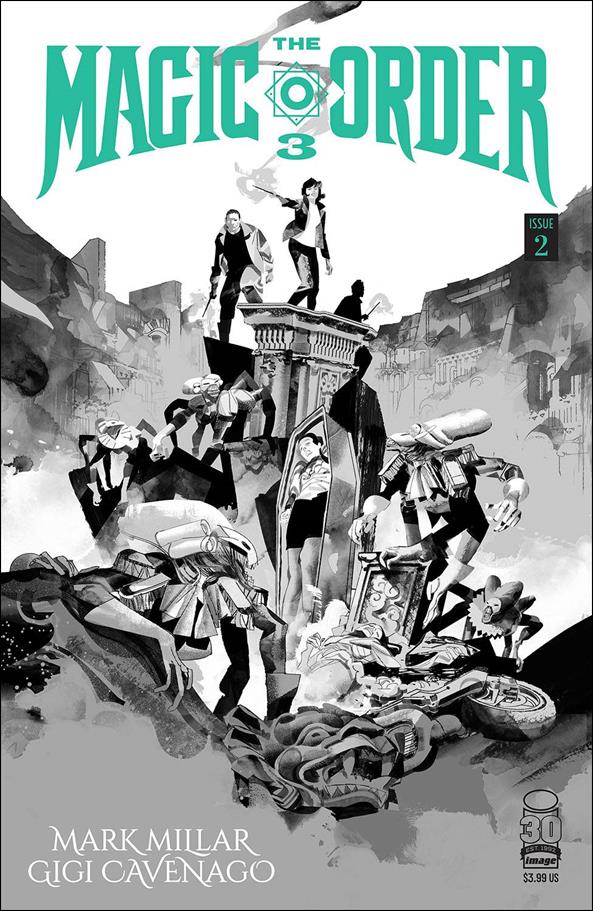 Magic Order 3 issue 2-B Gigi Cavenago Black & White Cover
