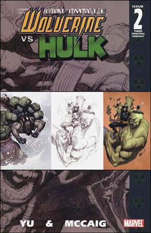 Ultimate Wolverine vs Hulk issue 2-D Leinil Francis Yu Cover (3rd Printing)