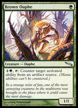 Magic the Gathering: Mirrodin (Base Set) card 115 Brown Ouphe