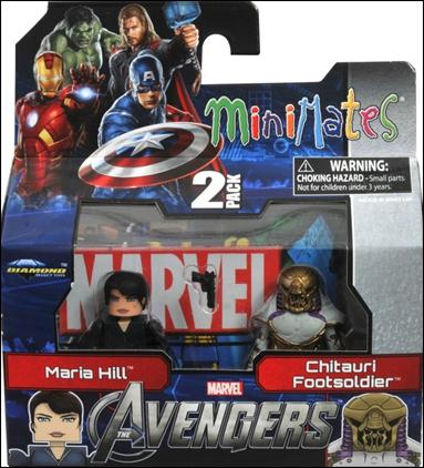 Marvel Minimates figure 132 Maria Hill and Chitauri Footsoldier