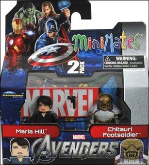 Marvel Minimates figure 132 Maria Hill and Chitauri Footsoldier