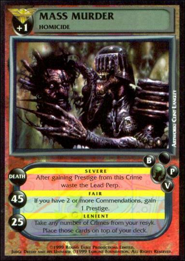 Dredd: The Card Game card 16 Mass Murder