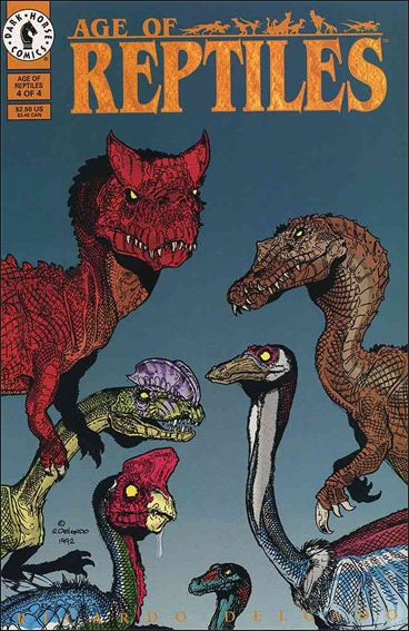 Age of Reptiles issue 4 Wraparound Cover