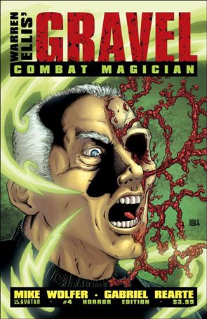 Gravel: Combat Magician issue 4-C Horror Cover