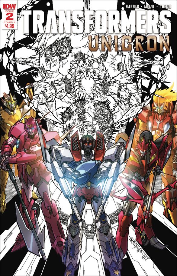 Transformers: Unicron issue 2-E Alex Milne Cover (Second Printing)
