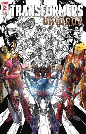Transformers: Unicron issue 2-E Alex Milne Cover (Second Printing)