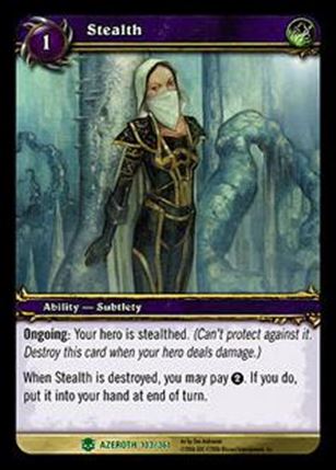 World of Warcraft: Heroes of Azeroth (Base Set) card 103 Stealth