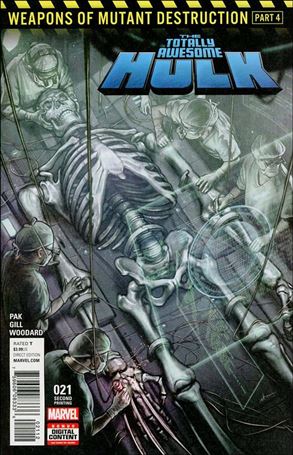 Totally Awesome Hulk issue 21-B Stonehouse Cover (2nd Printing)