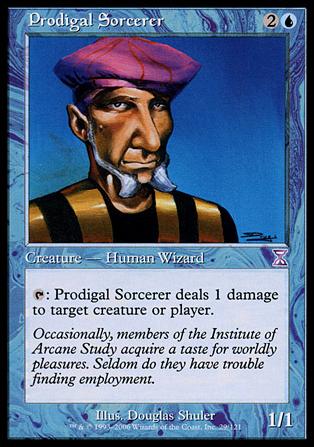 Magic the Gathering: Time Spiral (Timeshifted Subset) card 29 Prodigal Sorcerer