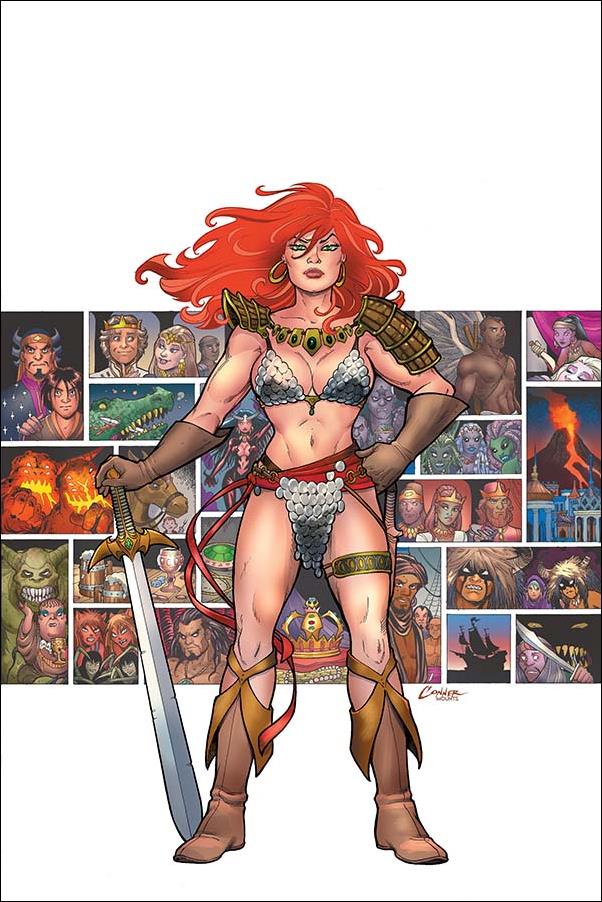 Invincible Red Sonja issue 10-G Amanda Conner Virgin Cover