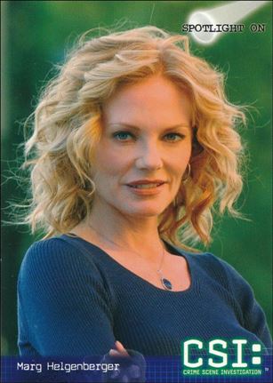 CSI: Crime Scene Investigation - Series Two (Base Set) card 58 Spotlight On Marg Helgenberger