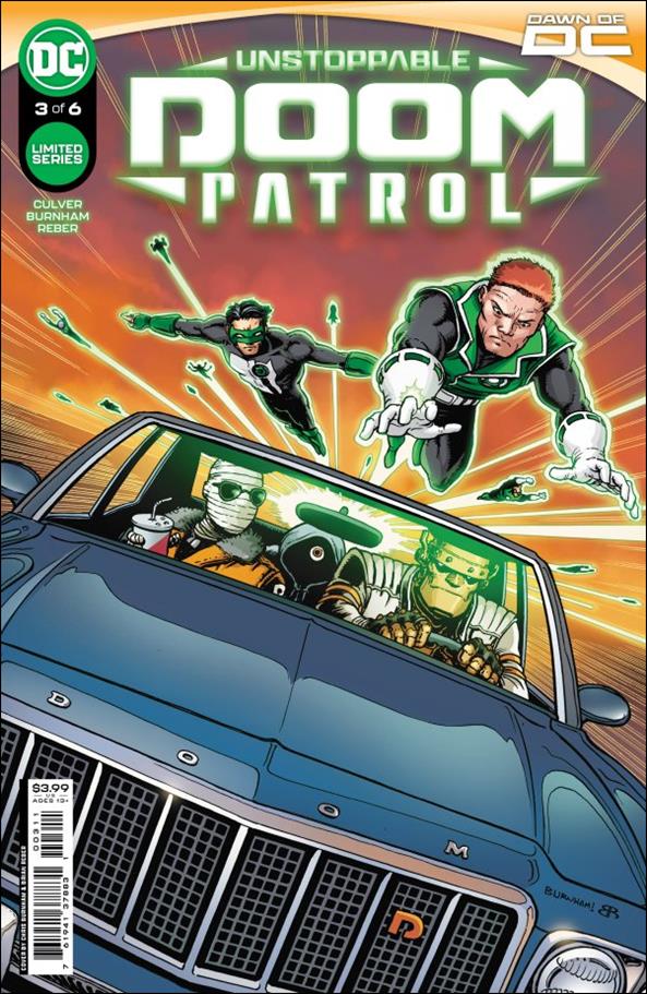 Unstoppable Doom Patrol issue 3 Chris Burnham Cover