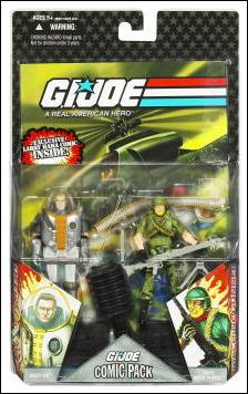 G.I. Joe 25th Anniversary Comic Packs figure 21 Deep Six and SSgt Rock 'N Roll