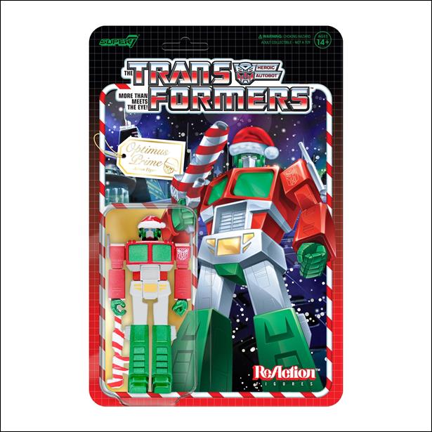 ReAction: Transformers figure 28 Optimus Prime Santa