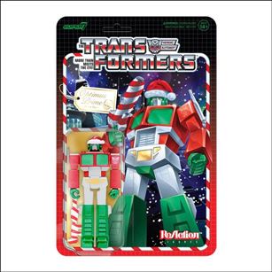 ReAction: Transformers figure 28 Optimus Prime Santa