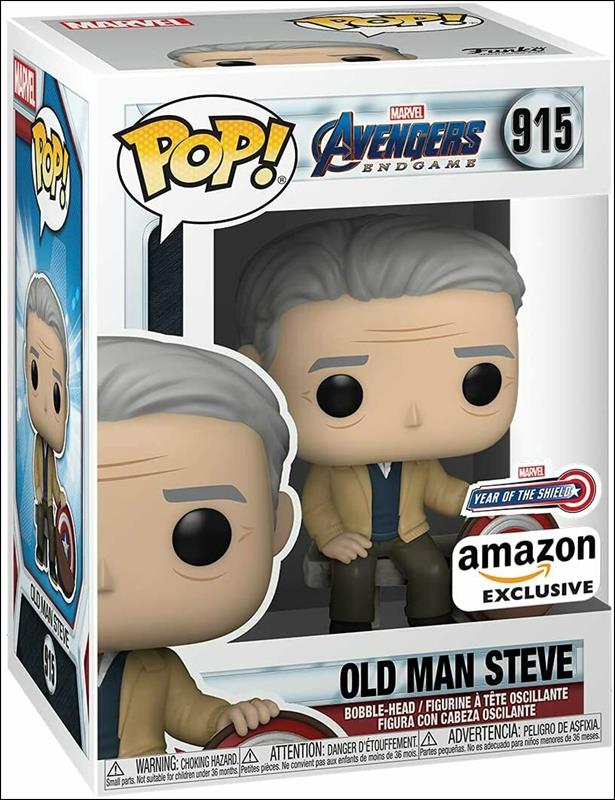 POP! Marvel figure 915 Old Man Steve Amazon Exclusive