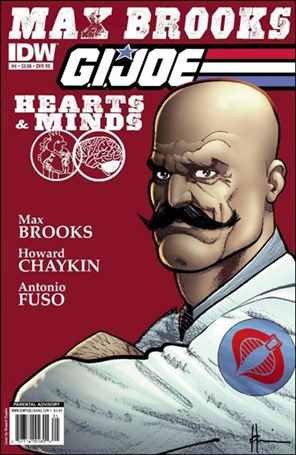 G.I. Joe: Hearts & Minds issue 4-D Howard Chaykin Red Cover