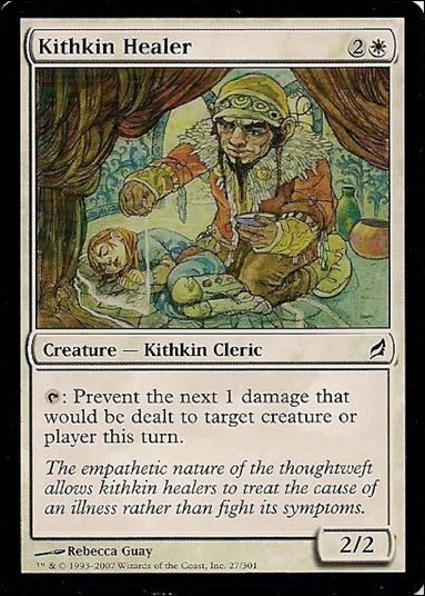 Magic the Gathering: Lorwyn (Base Set) card 27 Kithkin Healer