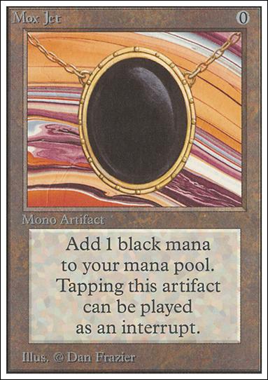 Magic the Gathering: Unlimited (Base Set) card 264 Mox Jet