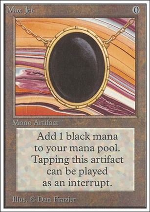 Magic the Gathering: Unlimited (Base Set) card 264 Mox Jet