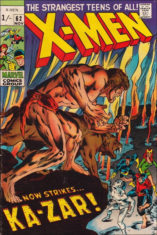 X-Men (1963) issue 62-B UK Price Cover