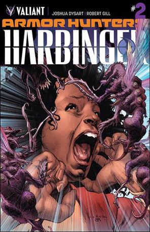 Armor Hunters: Harbinger issue 2 Lewis LaRosa Cover