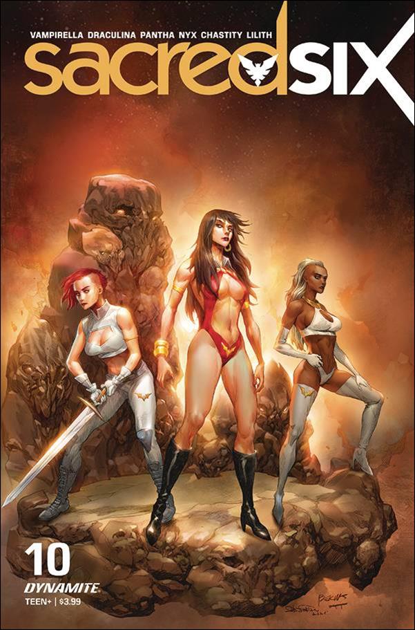 Sacred Six issue 10-C Raymund Bermudez Cover