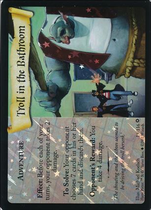 Harry Potter (Base Set) card 19 Troll in the Bathroom