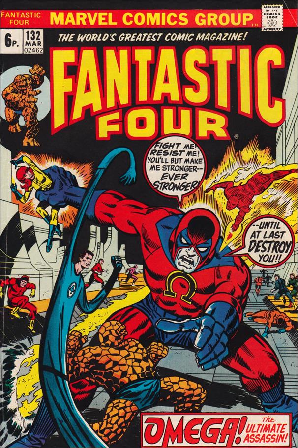 Fantastic Four (1961) issue 132-B UK Price Cover