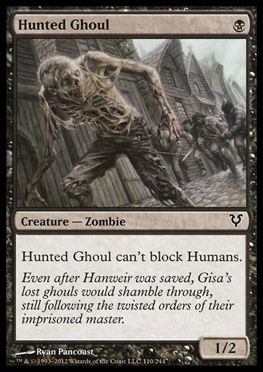 Magic the Gathering: Avacyn Restored (Base Set) card 110 Hunted Ghoul