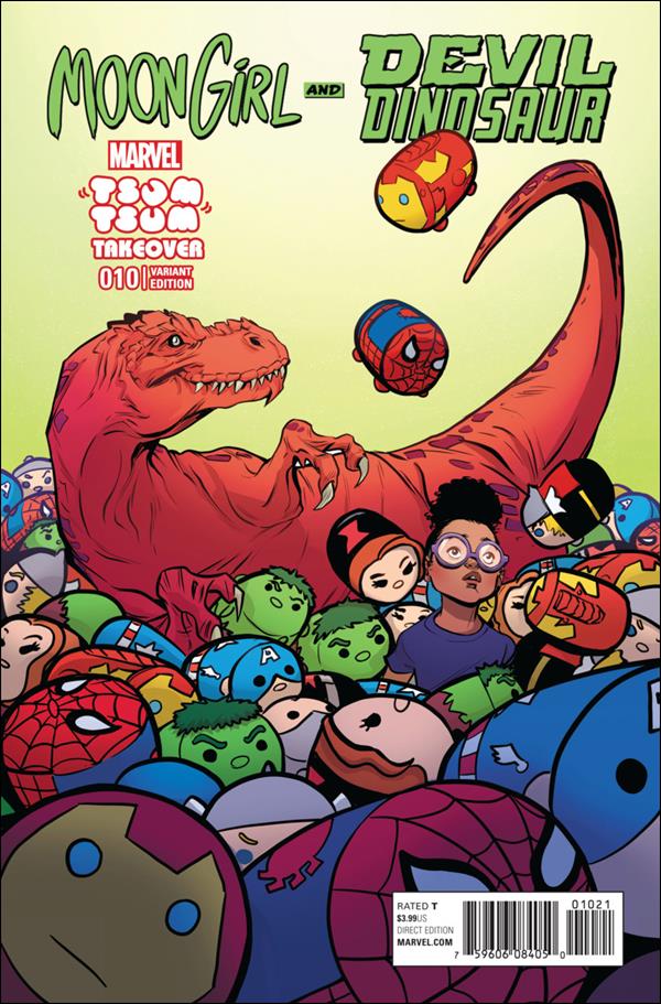 Moon Girl and Devil Dinosaur (2016) issue 10-B Joelle Jones Tsum Tsum Cover